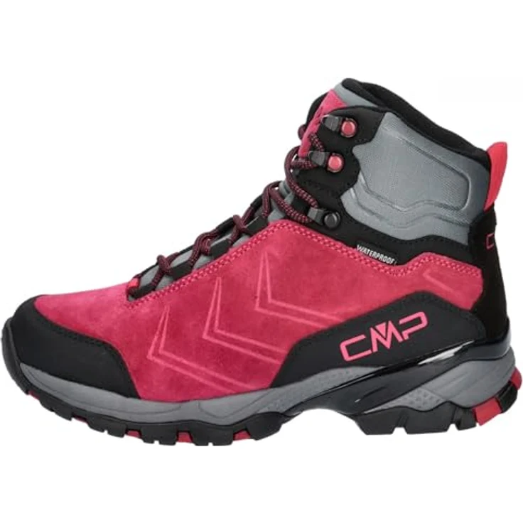 CMP MELNICK MID WMN TREKKING SHOES WP, wasserdichte Outdoorschuhe mit knöchelhohem Schaft und griffiger Gummi-Sohle – Bild 2