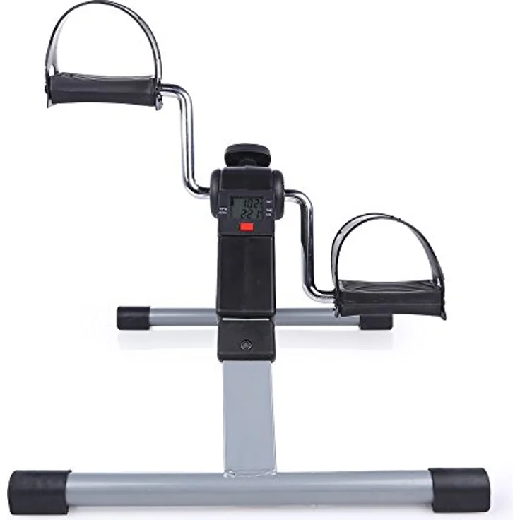 himaly Minibike Heimtrainer Bewegungstrainer Pedaltrainer Trainingsgerät Fitnessgerät mit LCD-Monitor Einstellbarer Widerstand Fahrradtrainer Fitness-Fahrrad Heimfahrrad Beintrainer Zuhause Büro – Bild 5