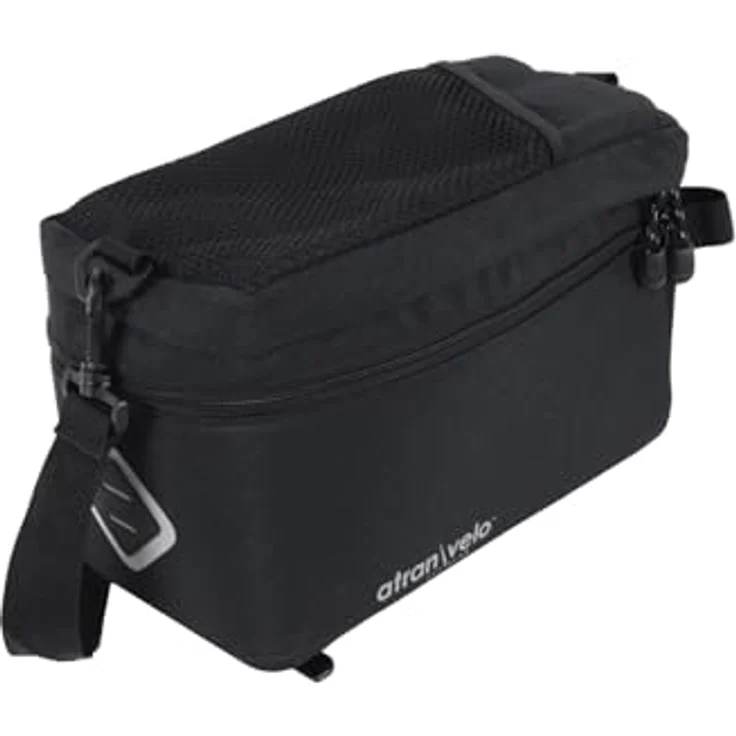Atran Velo AtranVelo Zap Easy AVS Gepäckträgertasche, spritzwasserabweisend, Schwarz, 11.5 l, 33 x 16 x 22 cm – Bild 1