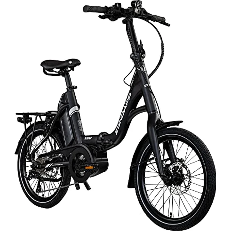 ZNDAPP X100 E Bike 20 Zoll Klapprad fr Damen und Herren 150-190 cm Bosch  Ebike Mittelmotor 9 Gang Nabenschaltung Elektro Fahrrad 400 Wh Akku Faltrad  (schwarz/grau): Tests, Infos & Preisvergleich