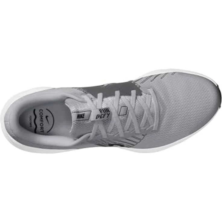 Nike Run Defy Damen Laufschuhe, hohe Dämpfung, grau, Schuhgröße EUR 42.5 | US 9 – Bild 9