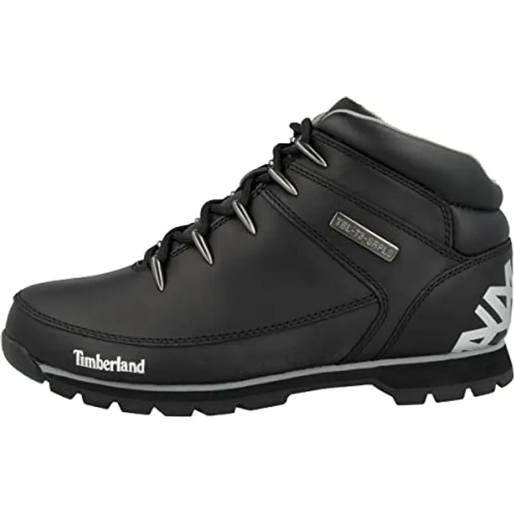 TIMBERLAND Euro Sprint Hiker, Wanderschuhe aus Glattleder mit EVA-Dämpfung, Schwarz, Größe 45 – Bild 1