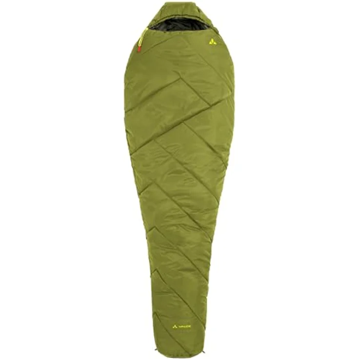Vaude Sioux 800 II SYN, Kunstfaserschlafsack (220 cm) mit Komfortbereich 0 °C und konturierter Kapuze, recycelte Materialien, koppeltbar, inklusive Kompressionssack – Bild 2