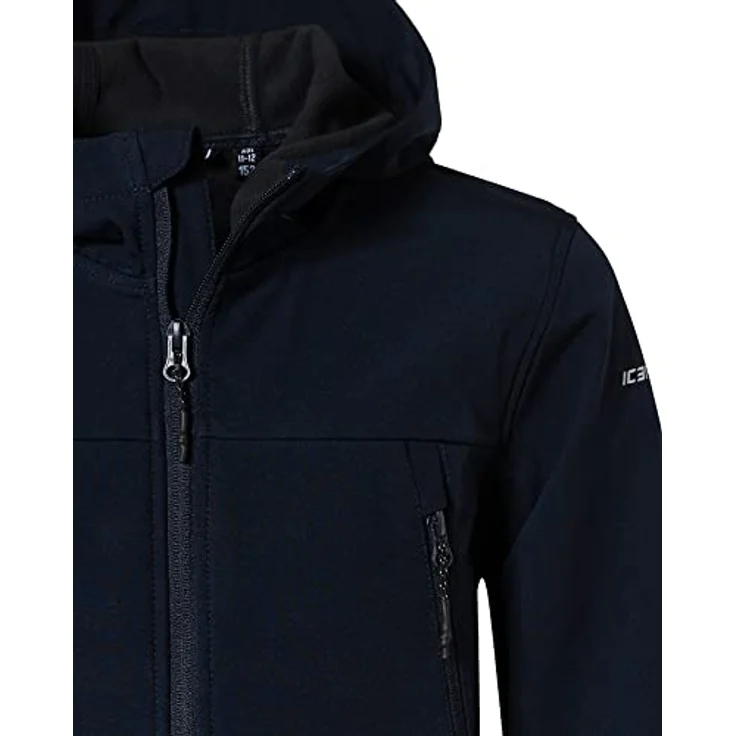 Icepeak Konan jr, Softshelljacke für Kinder, atmungsaktiv und wasserabweisend, blau, Größe 140 – Bild 3