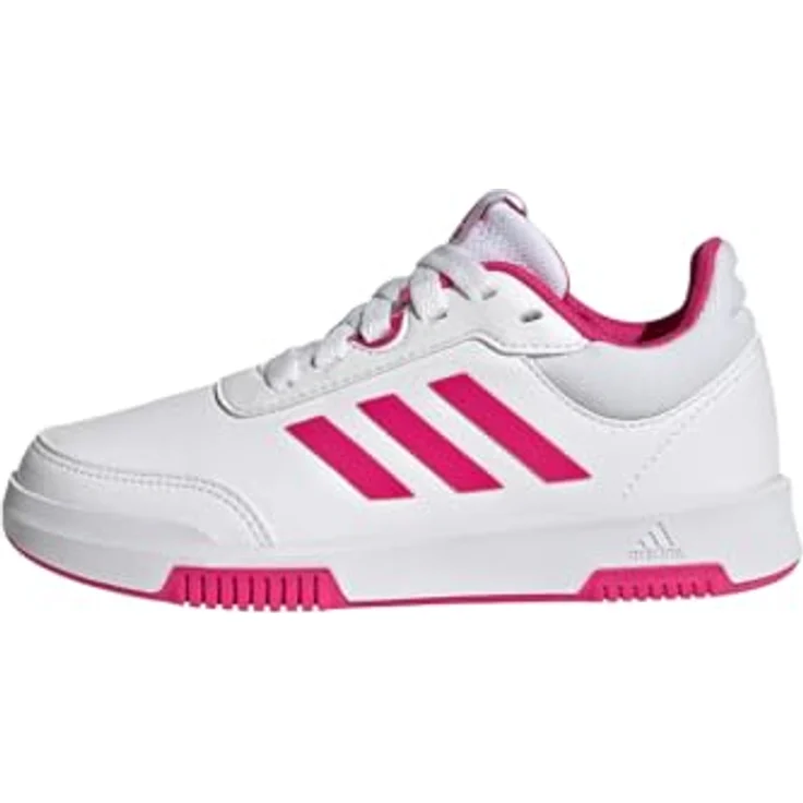 adidas Tensaur Sport Training Lace Schuh für Mädchen, Laufschuhe mit Non Marking Gummiaussensohle, 37 1/3, Weiss, nachhaltiges Obermaterial – Bild 1