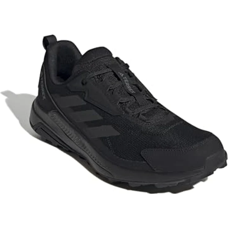 adidas TERREX ANYLANDER, Wanderschuh mit Traxion Außensohle und Recyclingmaterialien, schwarz – Bild 4
