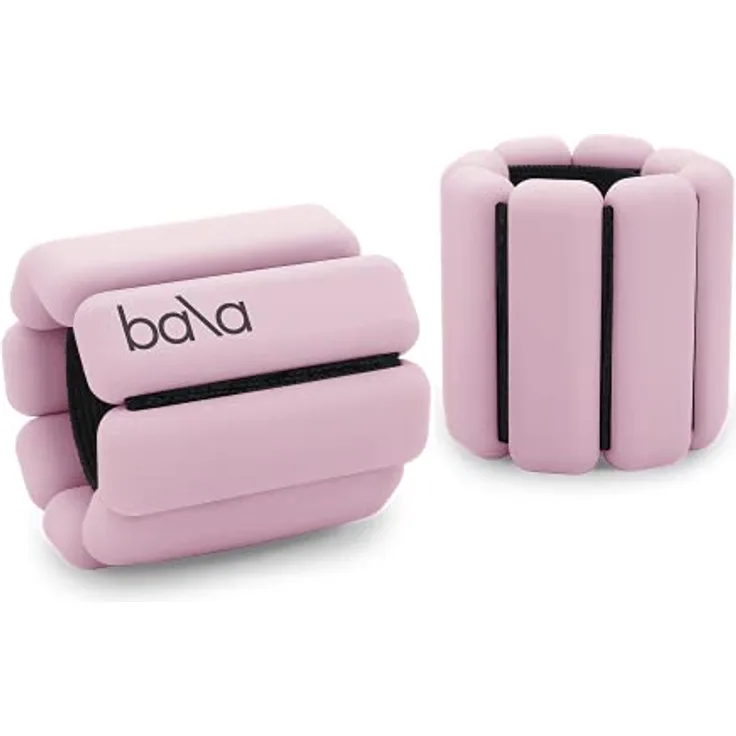 Bala Bangles Bekannt aus SharkTank voll verstellbare tragbare Handgelenk und Knöchelgewichte Yoga Tanz Ballett Pilates Cardio Aerobic Walking jeweils 045 kg 09 kg pro Set Blush Pink - Preisvergleich