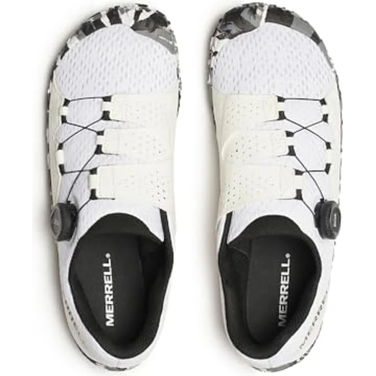 Merrell Vapor Glove 6 Boa, Herren Laufschuhe mit BOA®-Verschlusssystem und 100% recyceltem Mesh-Futter, Weiss, Größe 46 – Bild 3