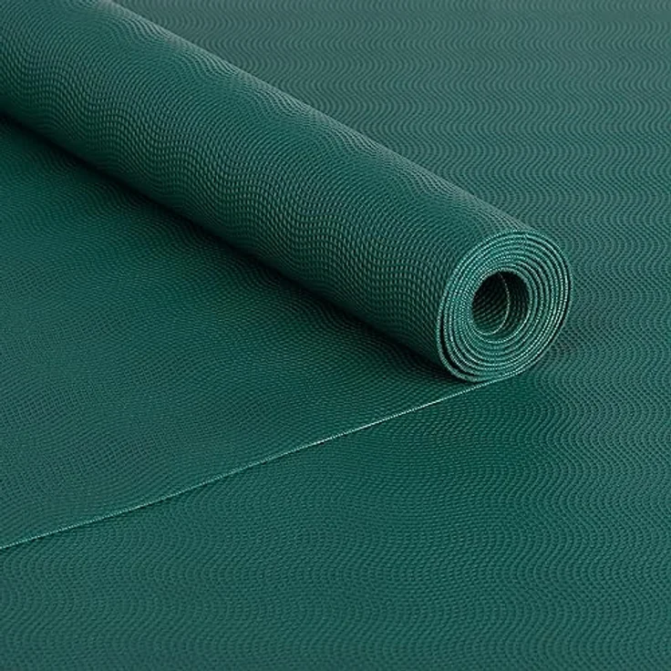 Bodhi Yogamatte ECO PRO Travel | 100% Naturkautschuk | Superleicht & Faltbar | Extrem Rutschfest | Ökologisch | Profi-Matte für Yoga & Pilates | Ideal zum Reisen | 185 x 60 x 0,13 cm | jungle-green – Bild 2