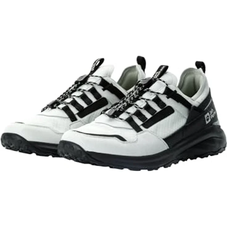 Jack Wolfskin Dromoventure Athletic Low M, Herren Wanderschuhe mit dämpfender EVA-Mittelsohle, Weiss – Bild 2