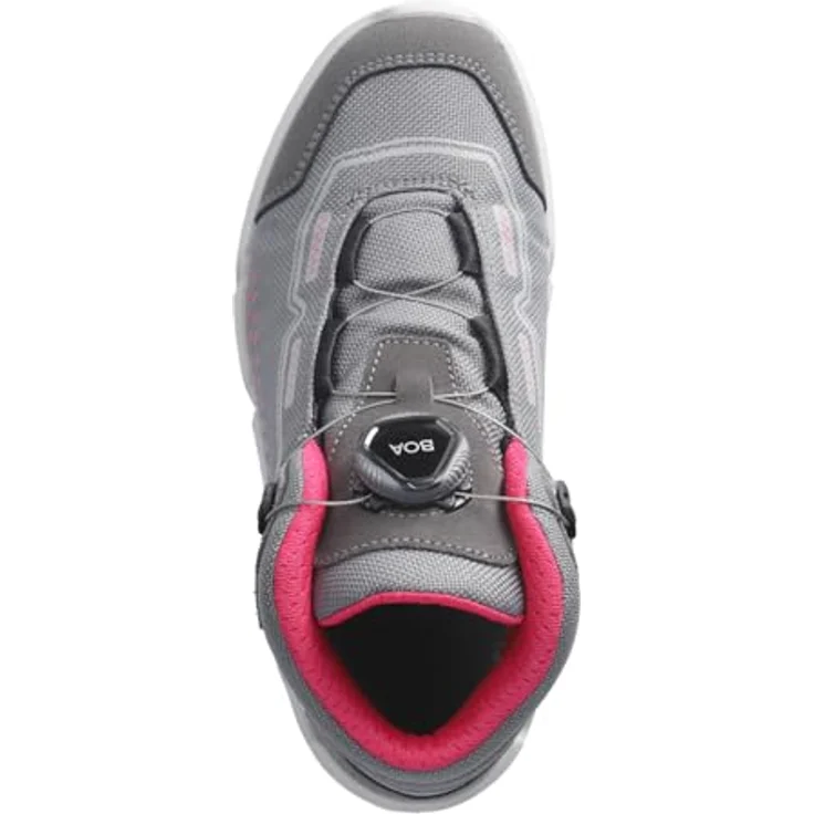 Ricosta TERRA SympaTex Wanderstiefel, grau, Gr. 33, isolierendes Futter, rutschfeste Laufsohle, BOA-Drehverschluss – Bild 6