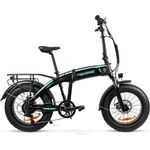 JOBO Eddy X All Terrain faltbares Elektro-Fatbike 48V14Ah LG, ideal für anspruchsvolles Gelände, schwarz