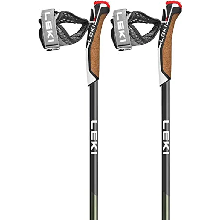 Leki Flash Carbon, Wanderstock mit 120 cm Länge aus leichtem Carbon, ideal für Nordic Walking – Bild 1