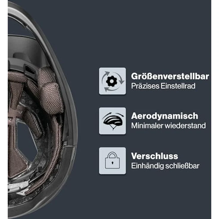 Uvex Sports Revolt Integral, Downhill- und MTB-Helm mit integrierter Sonnenblende, lila-schwarz, Größe 57-61 cm – Bild 3