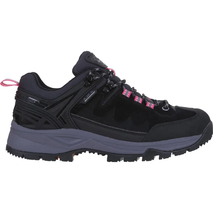 ICEPEAK Wyot Low Wanderschuhe Damen, wasserdicht, schwarz, Größe 36