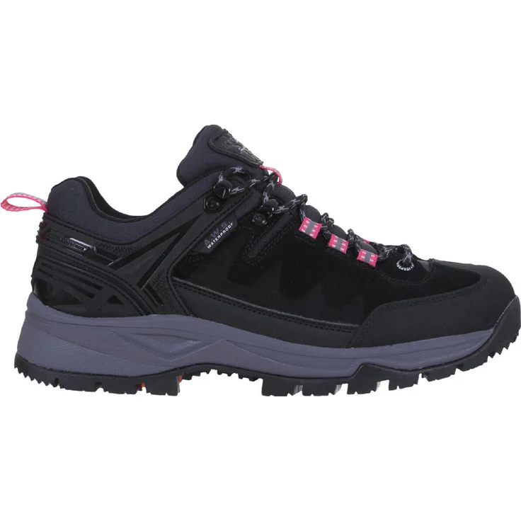 ICEPEAK Wyot Low Wanderschuhe Damen, wasserdicht, schwarz, Größe 36