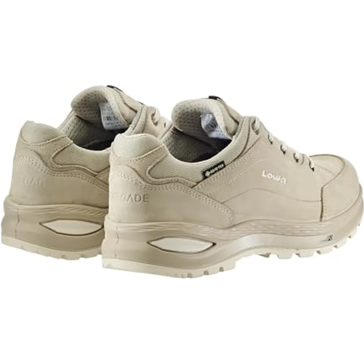 LOWA Renegade EVO GTX LO Ws, Wanderschuhe aus Nubukleder mit GORE-TEX®-Membran, champagner/panna, Größe 40 – Bild 4