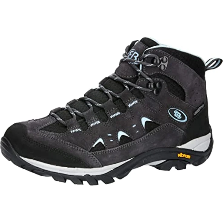 Brütting Mount Bear High, Damen Wanderschuhe aus Veloursleder mit Gummisohle, grau – Bild 2
