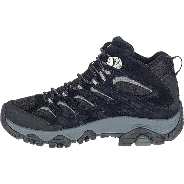 Merrell Moab 3 Mid GTX, Damen Wanderschuhe mit Vibram-Außensohle und Air Cushion, Schwarz – Bild 4