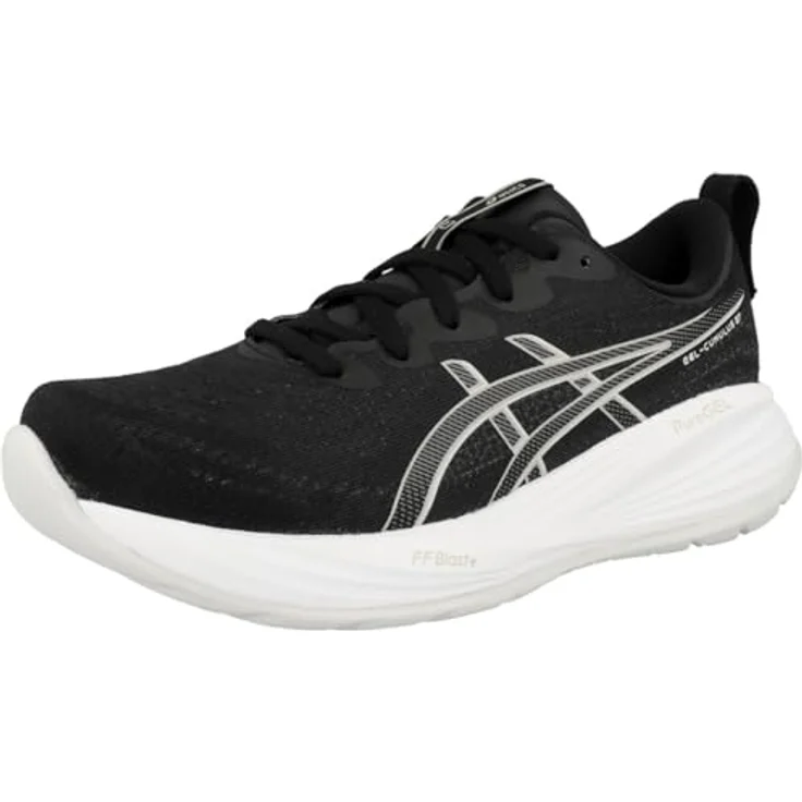 ASICS Performance Gel-Cumulus 27, Damen Laufschuhe mit PureGEL-Technologie und FF Blast Plus-Dämpfung, Schwarz (39.5) – Bild 4