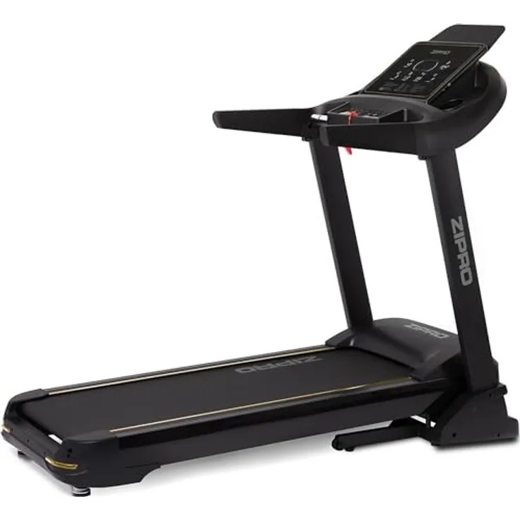 Zipro Laufband Pacemaker, Heimtrainer mit Bluetooth, Lautsprecher, USB, LED Display, 3-5 PS Motor, klappbar Walking Pad bis 150kg, Geschwindigkeit des Fitnessgeräts 1-22 km/h, 99+3 Trainingsprogrammen