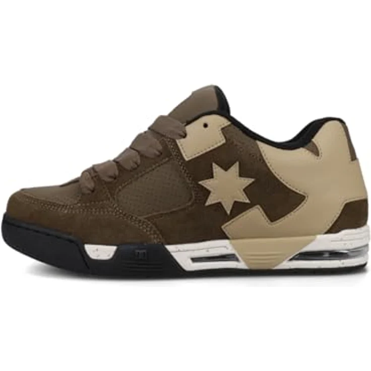 DC Shoes Dc Command, Lederschuhe für Herren, Komfort-Mesh-Futter, Olivbraun, Größe 8 (UK) / 42 (EU) / 9 (US) – Bild 5