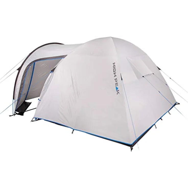 High Peak Tessin 5.0, Kuppelzelt für 5 Personen, 7.50 kg, mit UV-Sonnenschutz und guten Belüftungsmöglichkeiten, blau – Bild 2