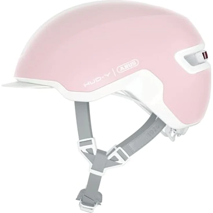 Abus HUD-Y, Velohelm für Kinder (51 - 55 cm) mit wiederaufladbarem USB-Heck-LED und futuristischem Design – Bild 1
