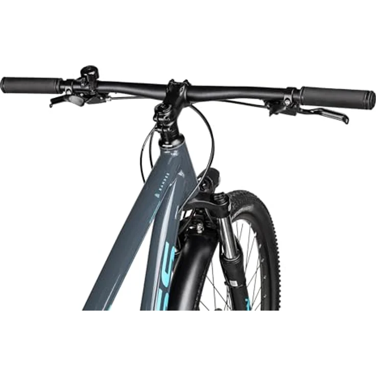 Axess Sandee ATB, straßentaugliches Herren-Mountainbike mit 14-Gang Schaltung, mechanischen Scheibenbremsen, grau, Rahmengröße 19 Zoll – Bild 4