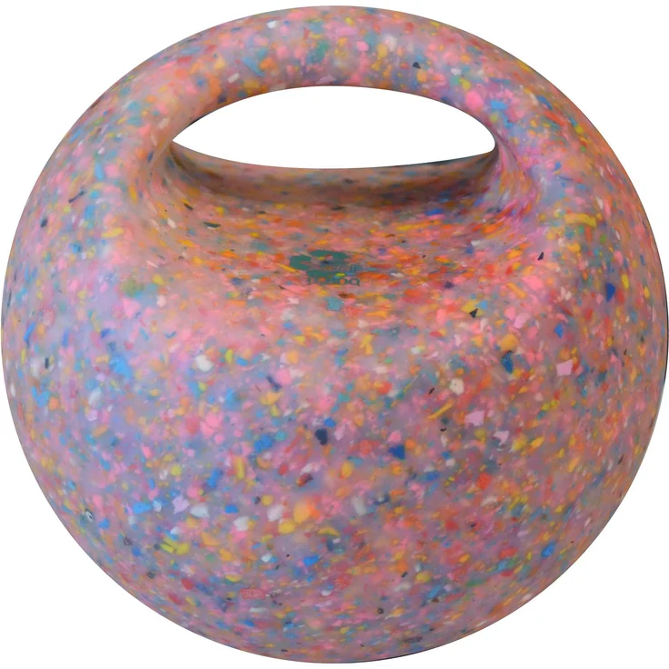 Trial Medizinball Recycle, 0,80 kg mit Griff, Durchmesser 190 mm, aus 98% recyceltem Material
