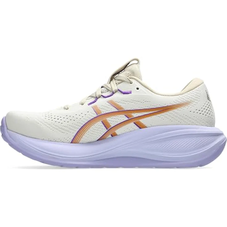Asics Gel-Cumulus 28, Allround-Laufschuhe für Damen mit hervorragender Dämpfung, Oatmeal/Fresh Air, Größe 39 – Bild 6