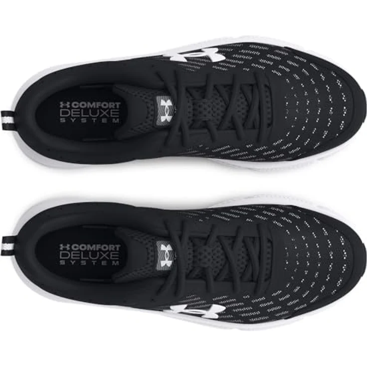 Under Armour Charged Assert 10, Laufschuhe für Herren mit Charged Cushioning, atmungsaktivem Obermaterial, schwarz, Schuhgröße 49.5 EU – Bild 4