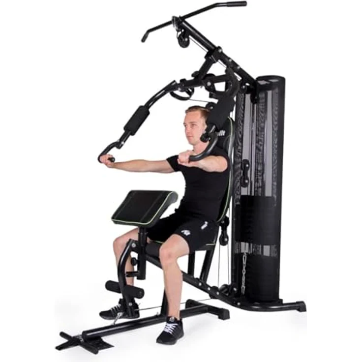 VirtuFit KH100 Kraftstation, Multifunktions Home Gym mit Latzugturm, Pull-Up Maschine und Platzsparendem Design – Bild 2