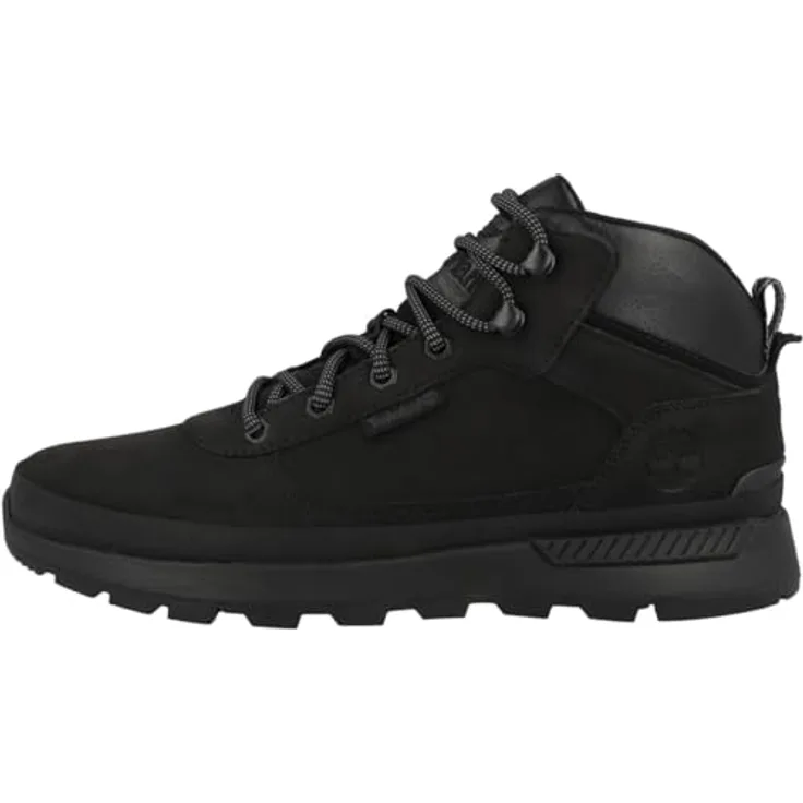 Timberland Field Trekker Herren Sneaker, Nubukleder mit OrthoLite®-Einlegesohle, schwarz, Größe 42 EU