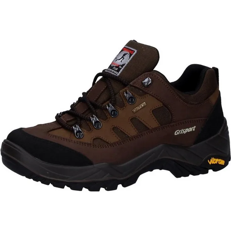 Grisport work Grisport Wanderschuh, Nubukleder mit Gritex-Membran, braun/schwarz, anatomisches Fußbett, Vibram®-Sohle, Größen 36-47