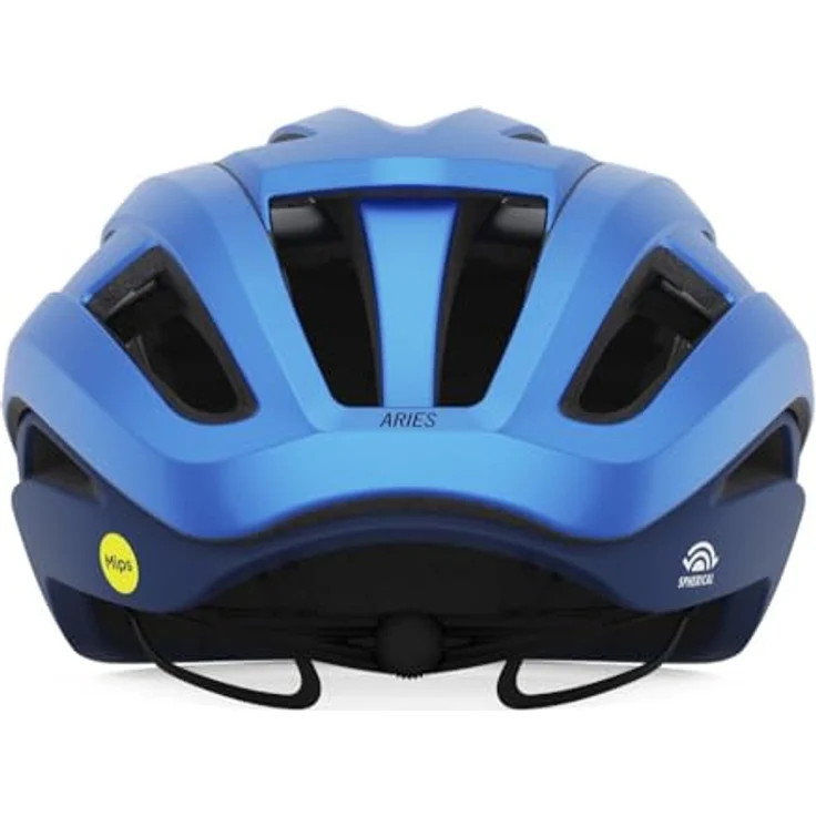 Giro Aries Spherical Helm, Premium Fahrradhelm mit Spherical Technology und 24 Ventilationsöffnungen, Blau S – Bild 3