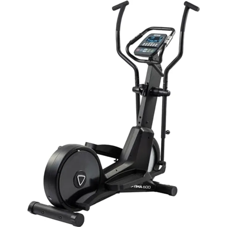 KETTLER Crosstrainer Optima 600, Ellipsentrainer mit 21kg Schwungmasse, 16 Widerstandsstufen, 19 Trainingsprogrammen, LCD-Display, Herzfrequenzmessung, max. Benutzergewicht 136 kg