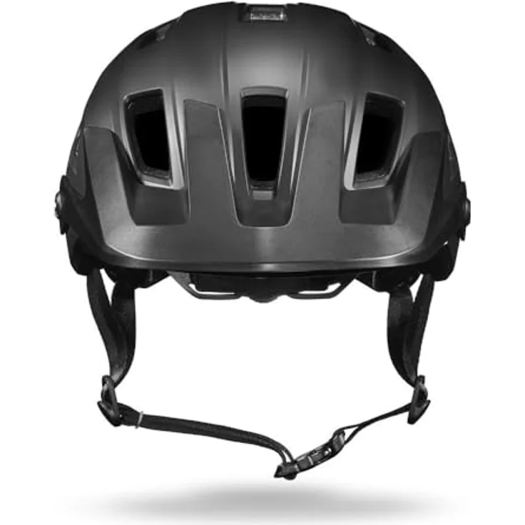 Julbo Rock MTB-Helm, schwarz, 58-62 cm, mit 20 Belüftungsöffnungen, Coolmax® Komfortfutter und Pferdeschwanz-Kompatibilität – Bild 2