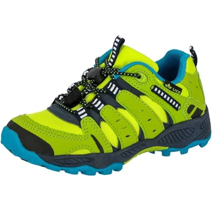 Lico Fremont Outdoorschuh, Wanderschuhe aus Nylon mit Wechselfußbett und Gummilaufsohle, schwarz – Bild 1