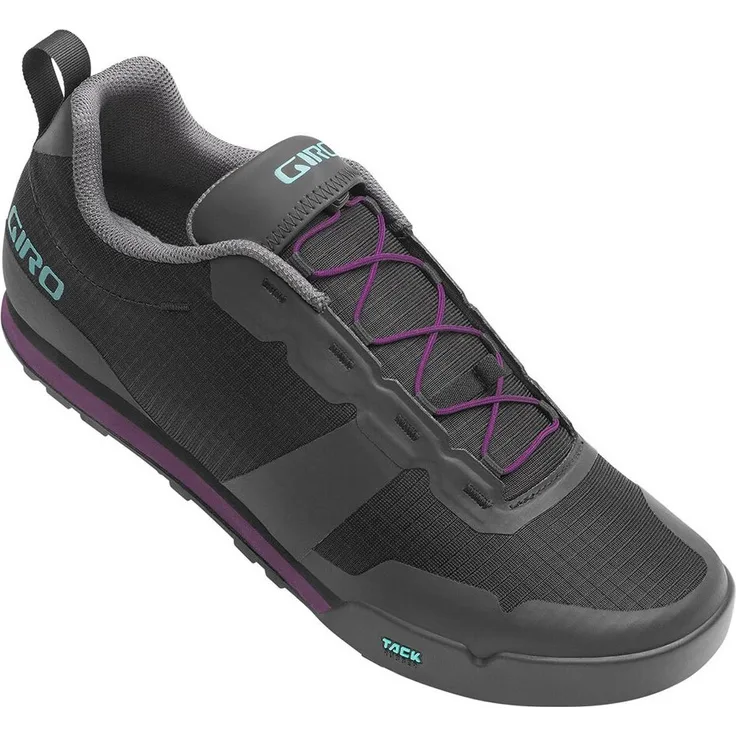 Giro Tracker Fastlace MTB-Schuhe, flach mit hochelastischer Gummi-Außensohle, EU 41 für Frauen