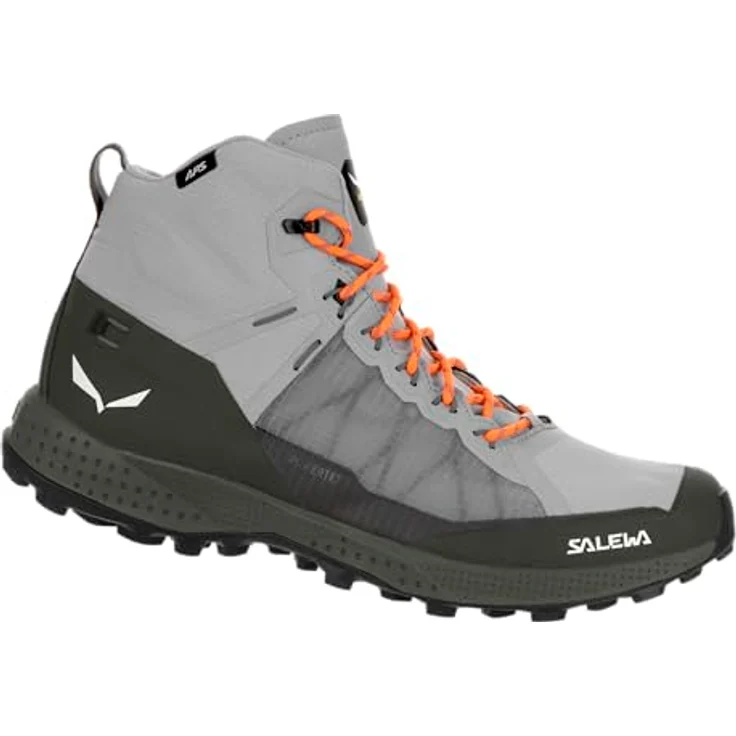 Salewa Pedroc Pro Mid Ptx 614180543, Speed Hiking Wanderschuhe mit wasserdichter Powertex-Membran, Alloy/Dark Olive – Bild 3