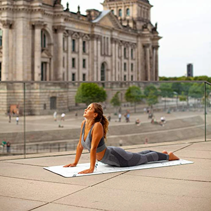 CASAFIT Casa Fit Premium Yogamatte, Rutschfeste Fitnessmatte für Yoga, Pilates und Gymnastik, Extra-dick und langlebig, Waschbare Trainingsmatte, Ideal für Zuhause und das Fitnessstudio – Bild 5