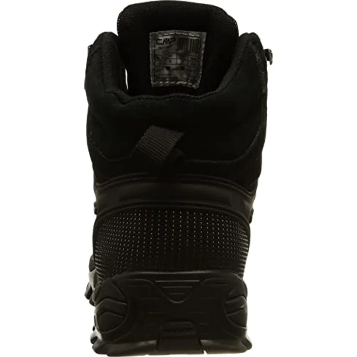 CMP RIGEL MID TREKKING SHOES WP, wasserdichte Wanderschuhe mit FullOn GRIP-Sohle und OrthoLite®-Dämpfung, schwarz – Bild 3