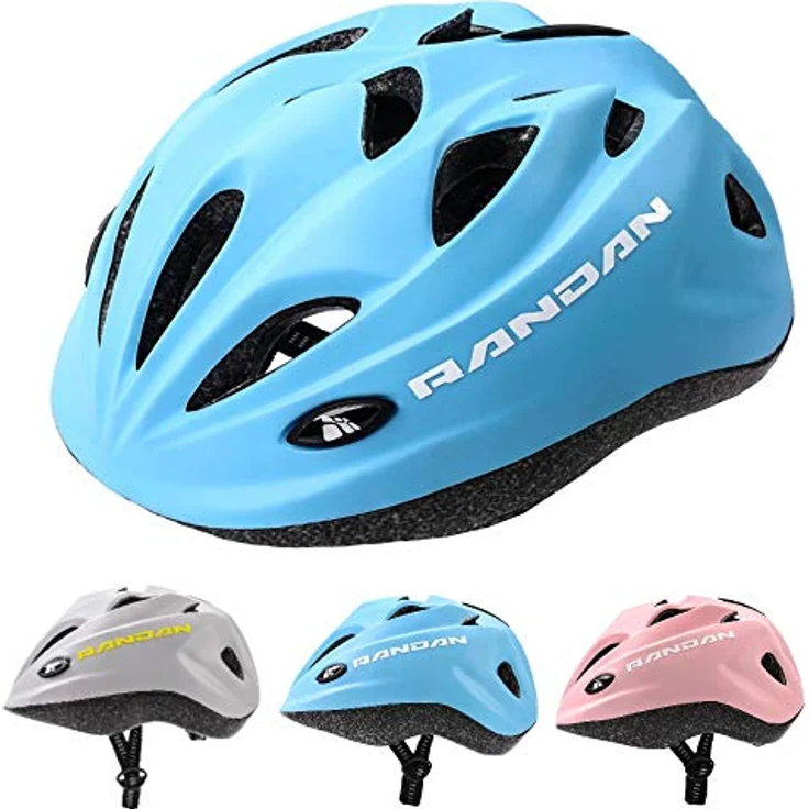 meteor Teddybauer Kinderfahrradhelm, sicherer & stoßdämpfender Helm mit verstellbarem Headlock, waschbarem Innenfutter, in 18 bunten Designs verfügbar – Bild 1
