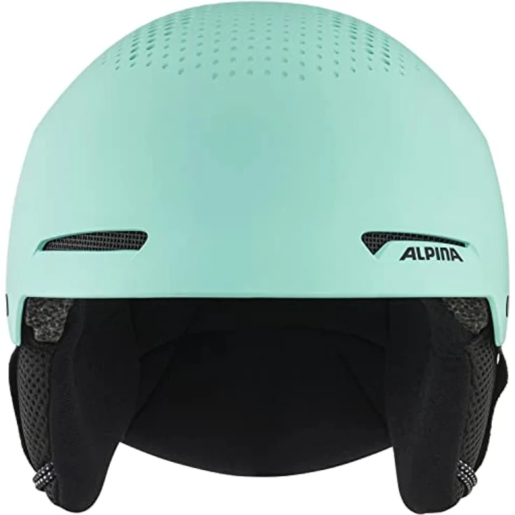 ALPINA ZUPO, kinder Skihelm, stoßabsorbierend, belüftet, schlagfest, Turquoise matt, L (54-58 cm) – Bild 2