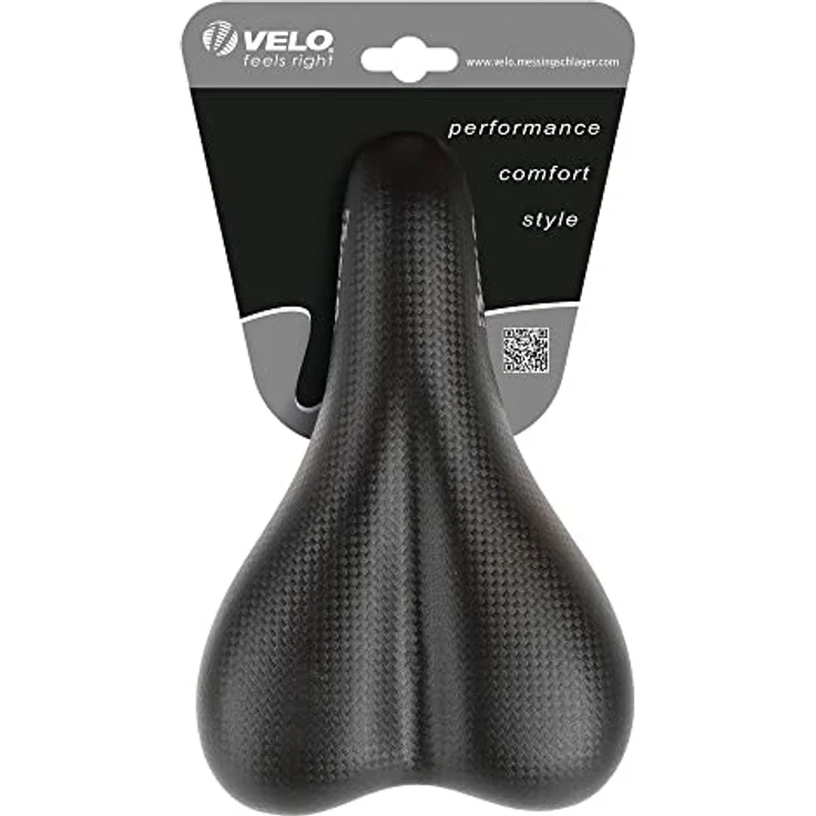 Velo Junior Velosattel, mit elastomerer Federung und Druckentlastung, 145 mm breit, für 16-24 Zoll Fahrräder – Bild 4