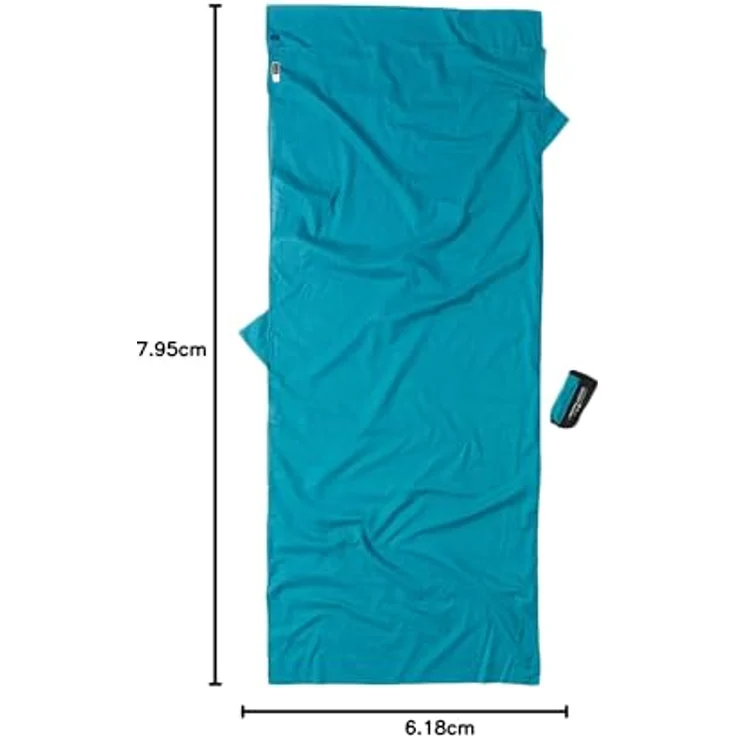 Cocoon Schlafsack 210 cm, Leichter Reiseschlafsack mit Insect Shield Technologie aus ägyptischer Baumwolle – Bild 3