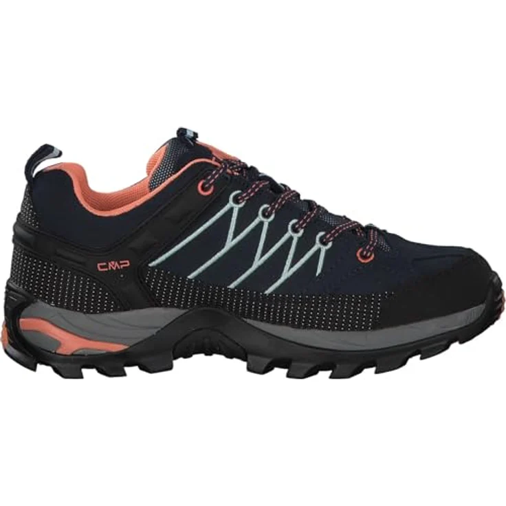 CMP RIGEL LOW WMN TREKKING SHOES WP, wasserdichte Wanderschuhe mit OrthoLite®-Technologie und FullOn GRIP-Außensohle – Bild 4