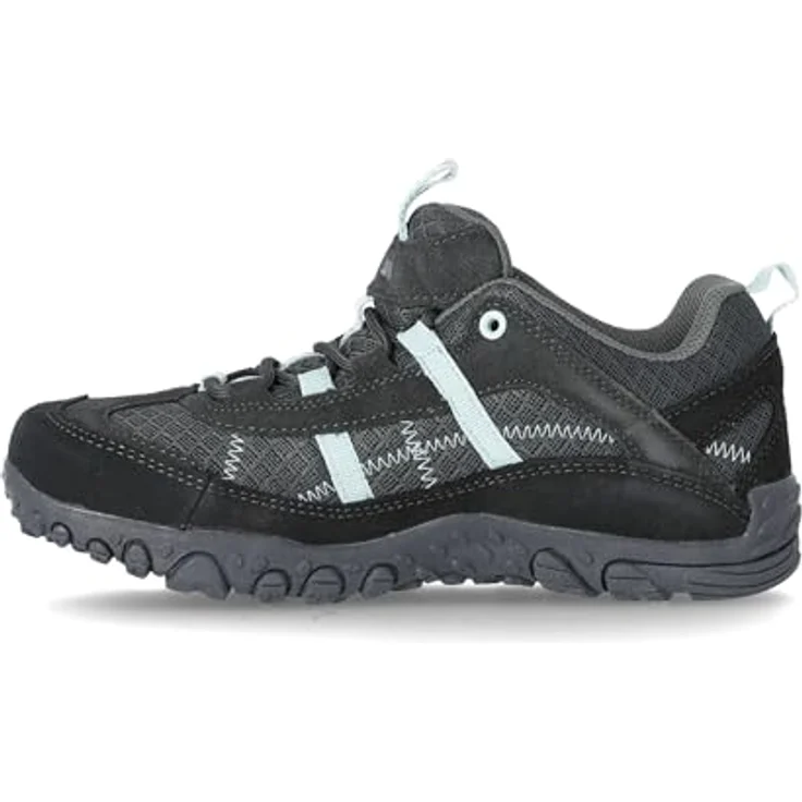 Trespass Fell Damen Wanderschuhe Iron, robust mit rutschfester Sohle und kuscheligem Futter in Dunkelgrau – Bild 3