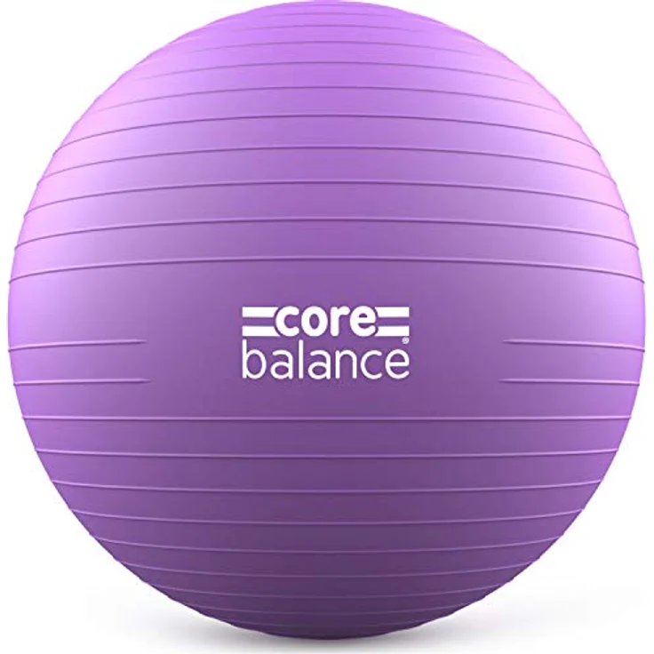 Core Balance, berstsicherer Gymnastikball - für Fitness Yoga Schwangerschaft - 55cm 65cm 75cm 85cm - inkl. Luftpumpe – Bild 1